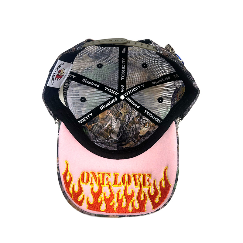 TROUBLE IN PARADISE TRUCK HAT -CAMO-