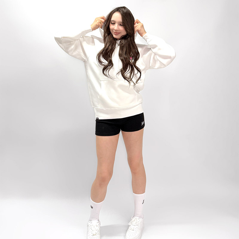 FC HEART DRIP GRAFFITI HOODIE -WHITE- (LADIES)