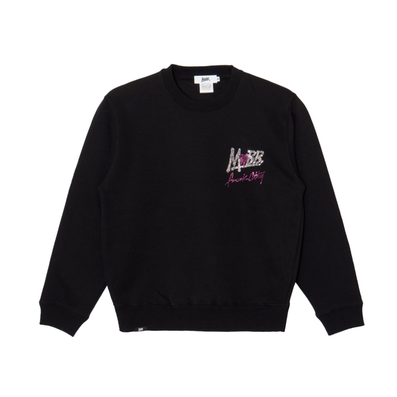 FC STONE CREW SWEAT -BLACK- (LADIES)