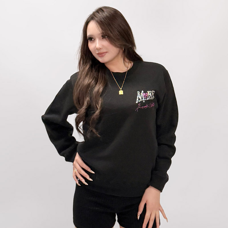 FC STONE CREW SWEAT -BLACK- (LADIES)