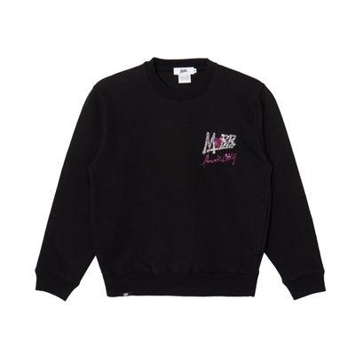 FC STONE CREW SWEAT -BLACK- (LADIES)