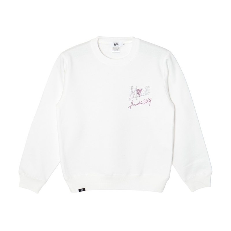 FC STONE CREW SWEAT -WHITE- (LADIES)