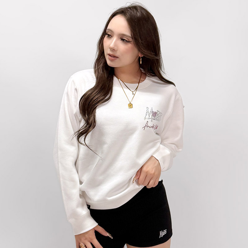 FC STONE CREW SWEAT -WHITE- (LADIES)
