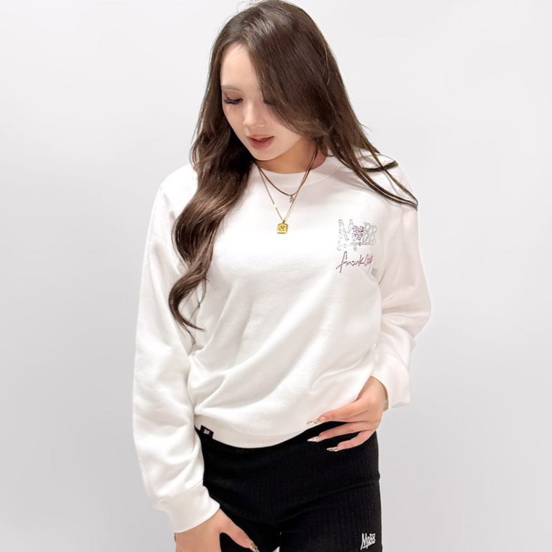FC STONE CREW SWEAT -WHITE- (LADIES)