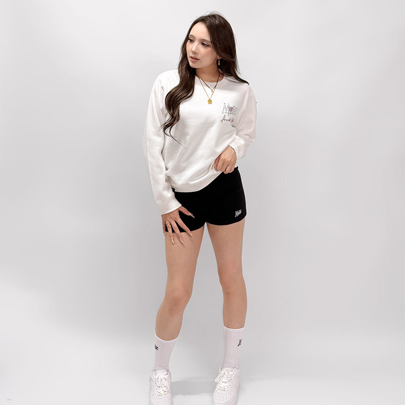 FC STONE CREW SWEAT -WHITE- (LADIES)