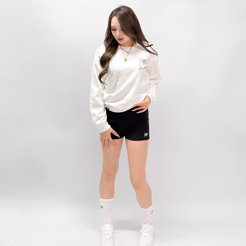 FC STONE CREW SWEAT -WHITE- (LADIES)