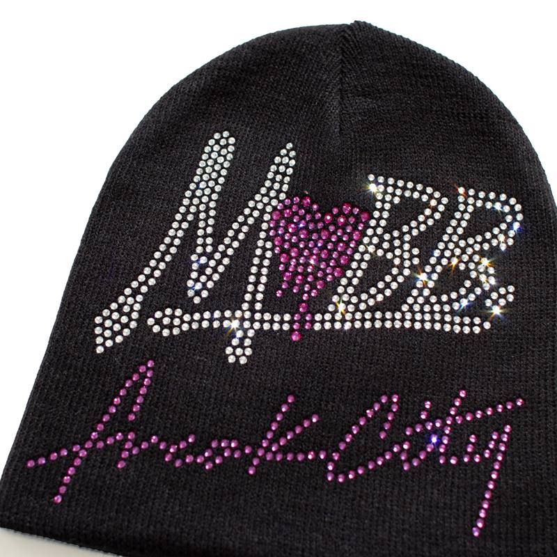 FC STONE BEANIE -BLACK- (LADIES)