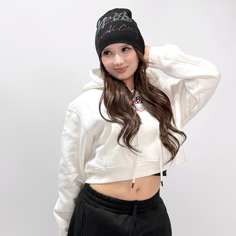 FC STONE BEANIE -BLACK- (LADIES)