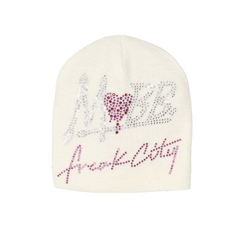 FC STONE BEANIE -WHITE- (LADIES)