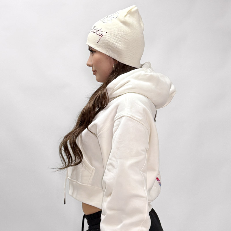 FC STONE BEANIE -WHITE- (LADIES)