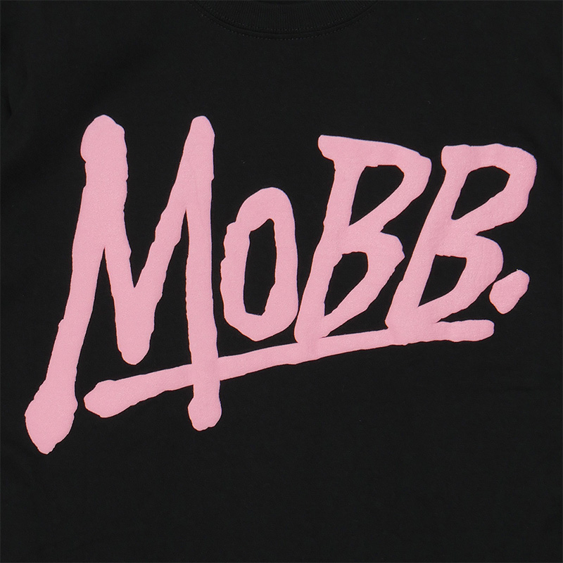 (P)OG L/S T-SHIRT -BLACK×PINK-