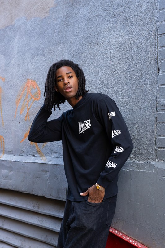 OG SLEEVE L/S T-SHIRT -BLACK-
