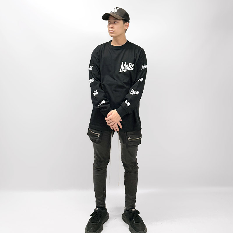 OG SLEEVE L/S T-SHIRT -BLACK-