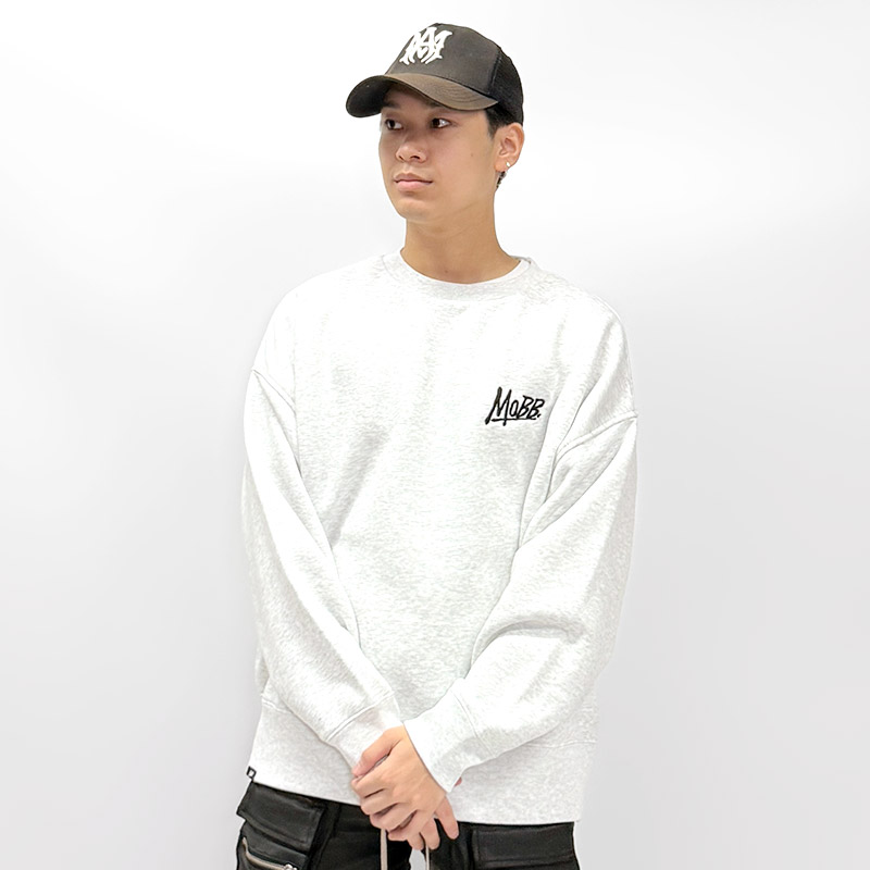 (E)OG BIG CREW SWEAT -GREY-