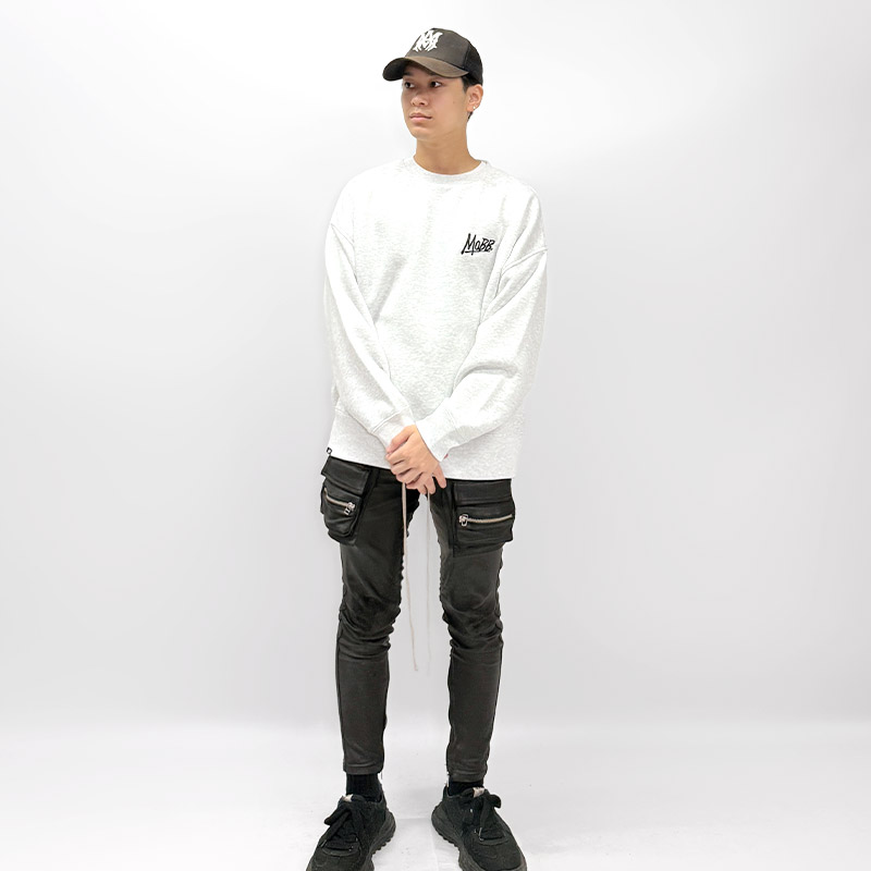(E)OG BIG CREW SWEAT -GREY-