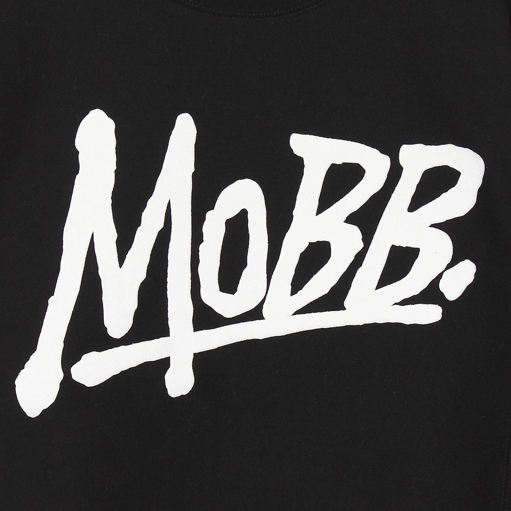 (P)OG CREW SWEAT -BLACK/WHITE-