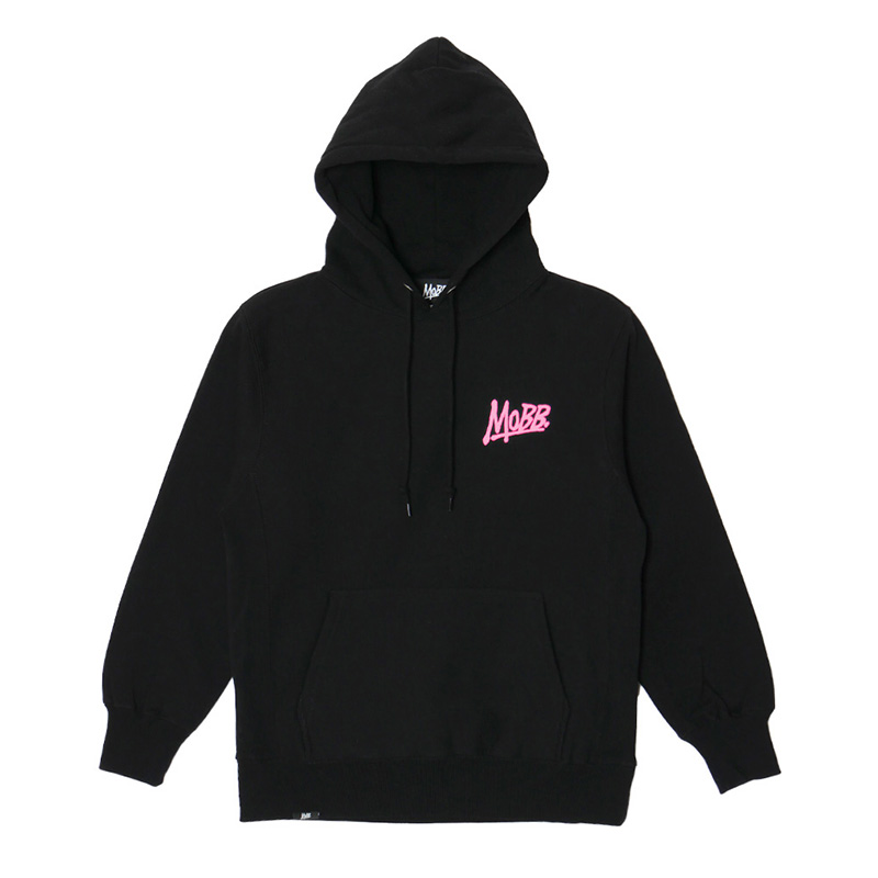(P)OG HOODIE -BLACK/PINK-