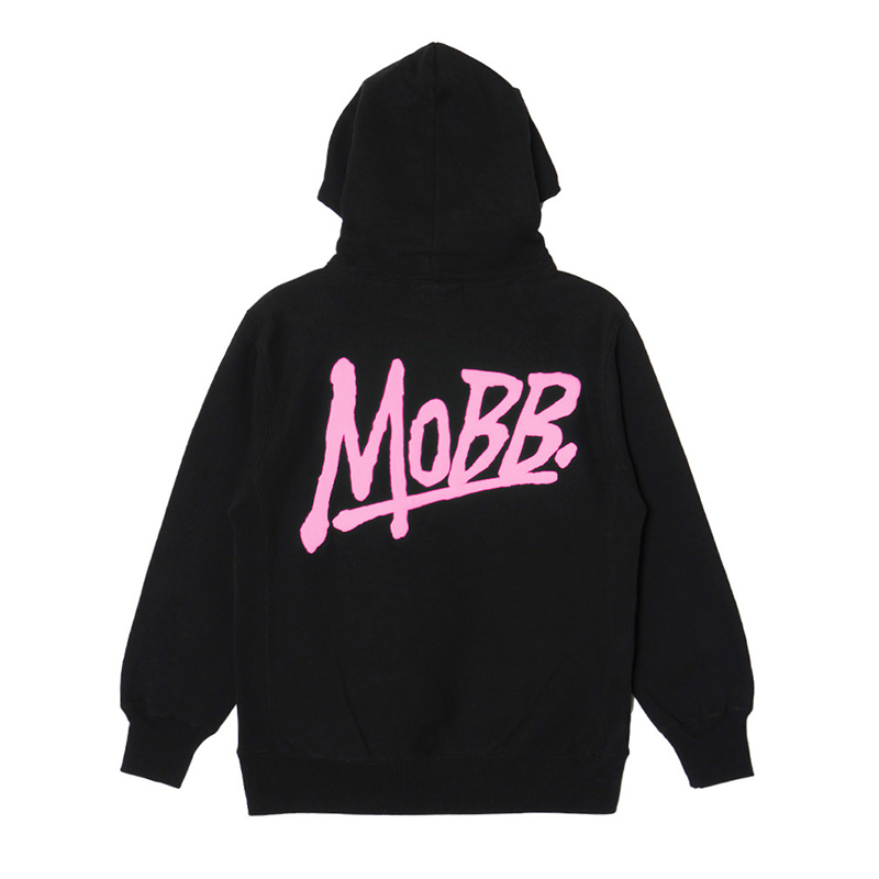 (P)OG HOODIE -BLACK/PINK-