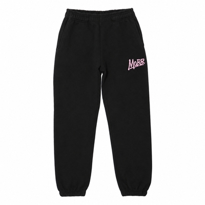 (P)OG SWEAT PANTS -BLACK/PINK-