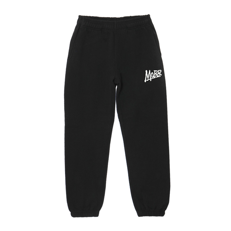 (P)OG SWEAT PANTS -BLACK/WHITE-