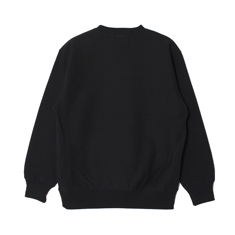 OG RHINESTONE CREW SWEAT -BLACK×PINK-