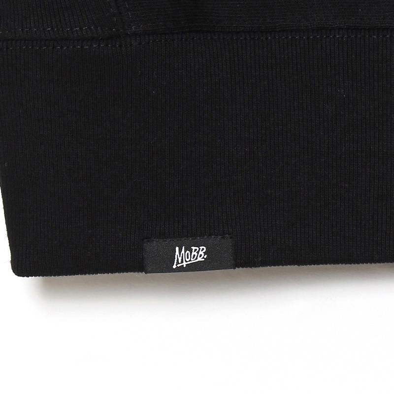 OG RHINESTONE CREW SWEAT -BLACK×PINK-