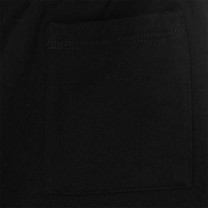 HEART DRIP WAPPEN SWEAT PANTS -BLACK-