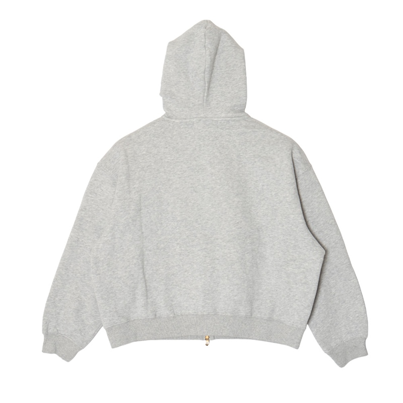 (P)OG BOXY ZIP HOODIE -GREY-