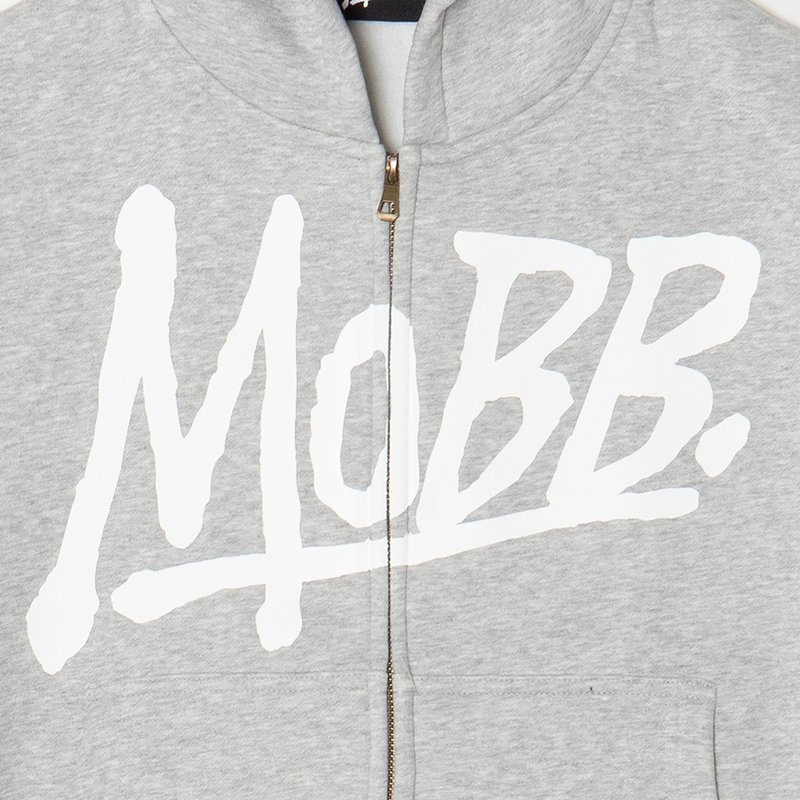 (P)OG BOXY ZIP HOODIE -GREY-