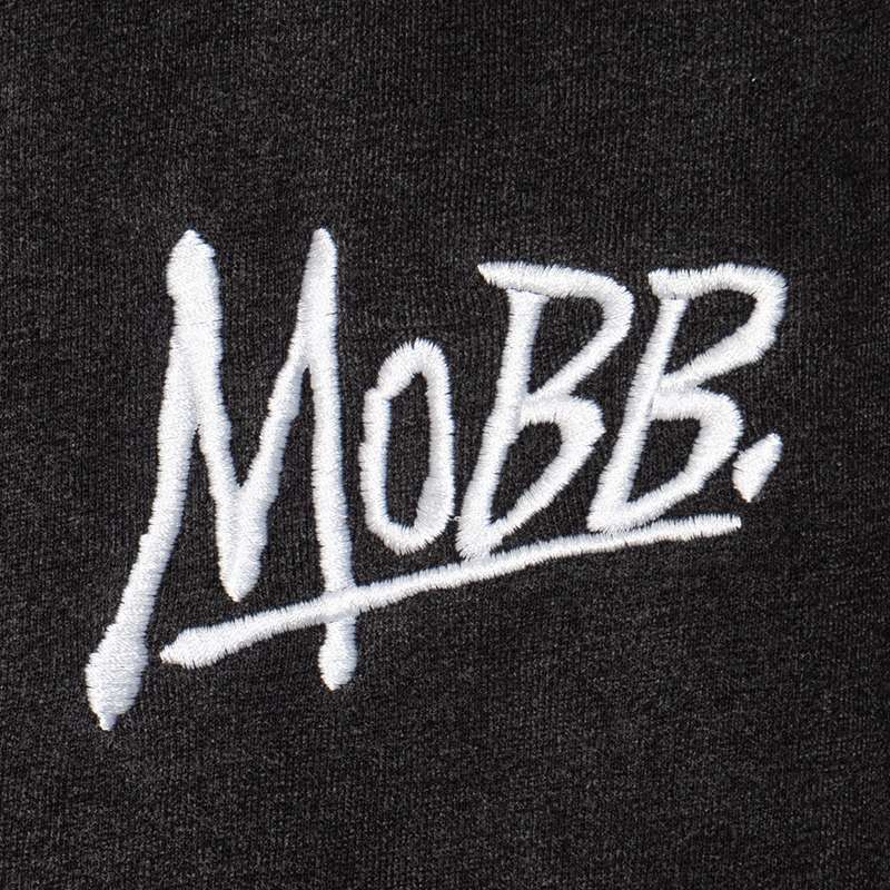 OG BOXY PIGMENT ZIP HOODIE -BLACK-
