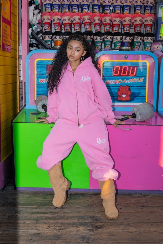 OG BOXY PIGMENT ZIP HOODIE -BLACK-
