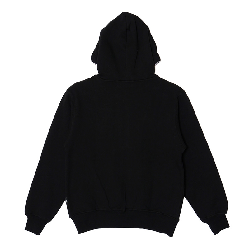 OG STONE ZIP HOODIE -BLACK/PINK-