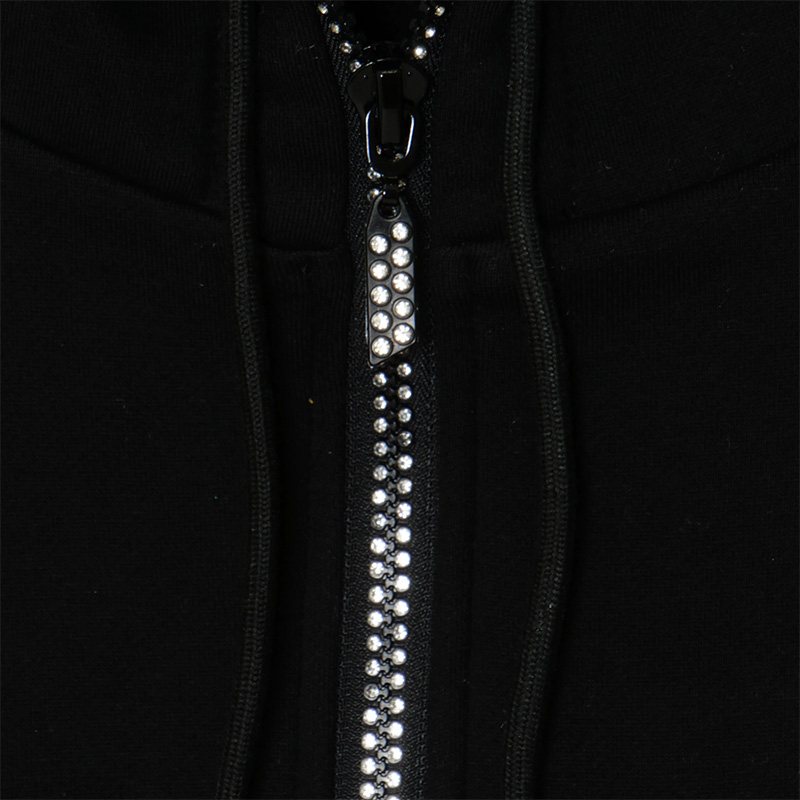 OG STONE ZIP HOODIE -BLACK/WHITE-