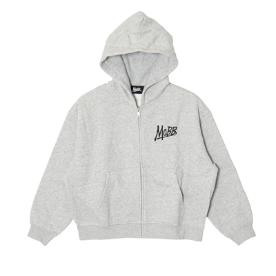 OG BOXY ZIP HOODIE -GREY-