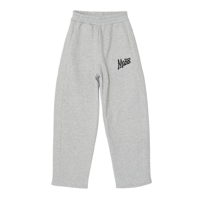 OG CURVED SWEAT PANTS -GREY-