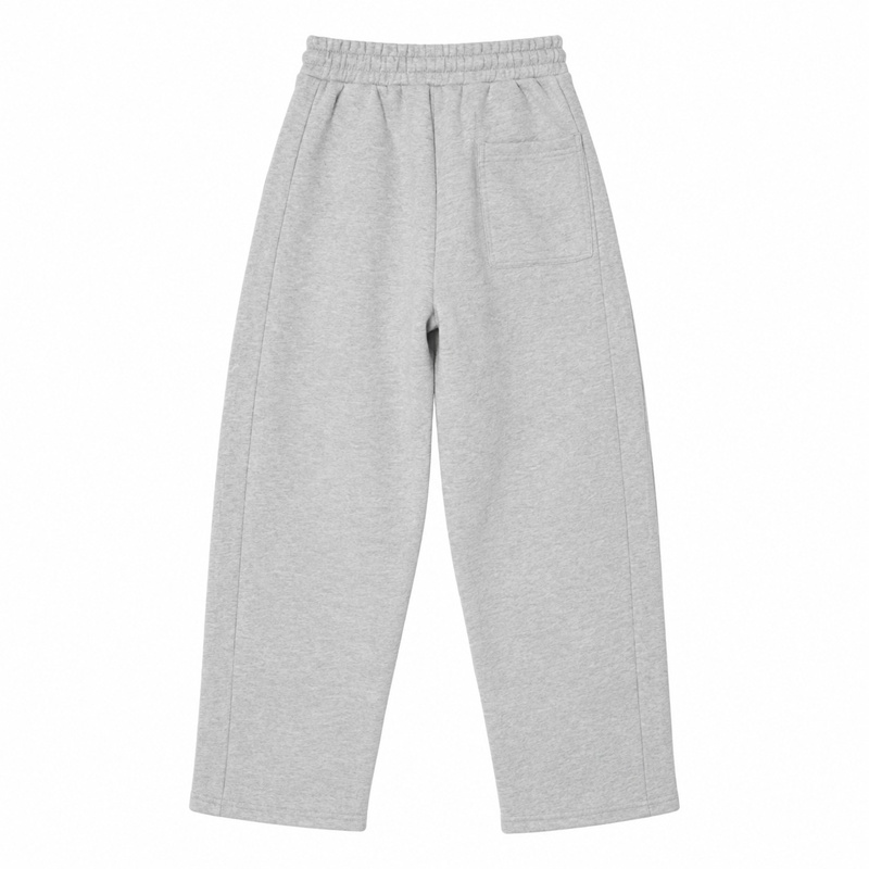OG CURVED SWEAT PANTS -GREY-