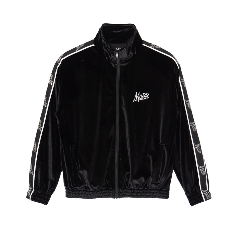 OG STONE VELOR TRACK JACKET -BLACK-