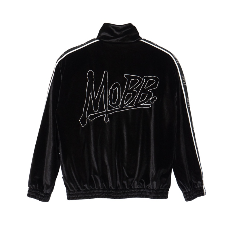 OG STONE VELOR TRACK JACKET -BLACK-
