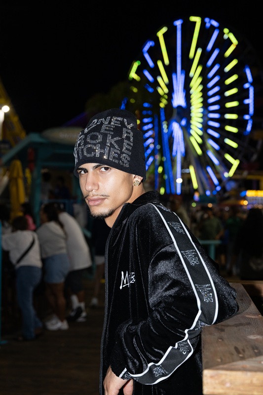 OG STONE VELOR TRACK PANTS -BLACK-