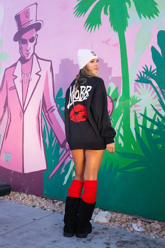GLITTER KISS KNIT -BLACK-
