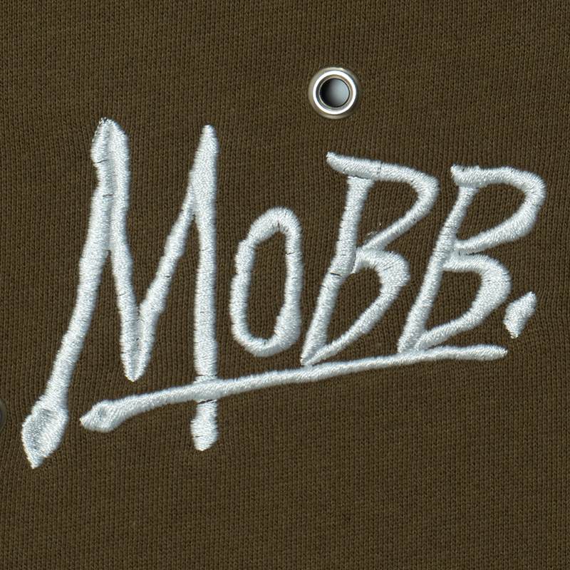 OG EYELET HOODIE -OLIVE-