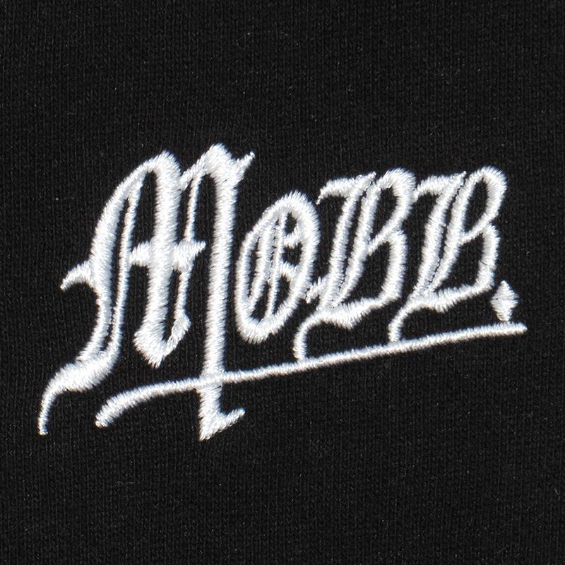 CROSS METAL ZIP HOODIE -BLACK-