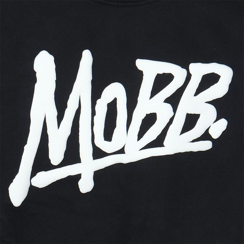 OG CROPPED CREW SWEAT -BLACK×WHITE- (LADIES)