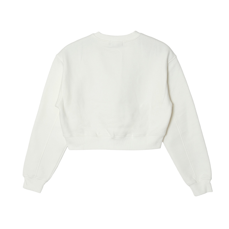 OG CROPPED CREW SWEAT -WHITE- (LADIES)