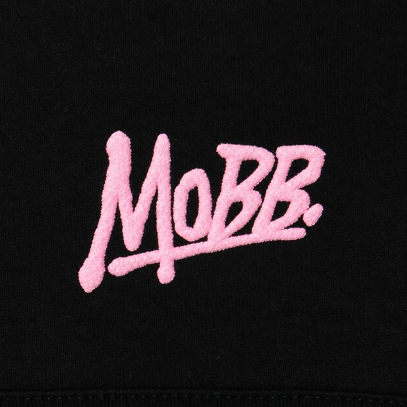 OG CROPPED HOODIE -BLACK/PINK- (LADIES)