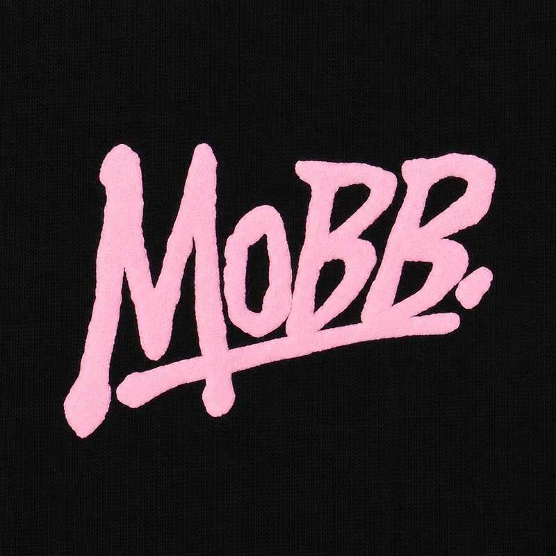 OG CROPPED HOODIE -BLACK/PINK- (LADIES)