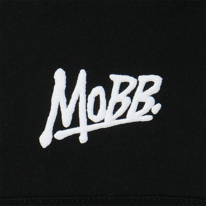 OG CROPPED HOODIE -BLACK/WHITE- (LADIES)