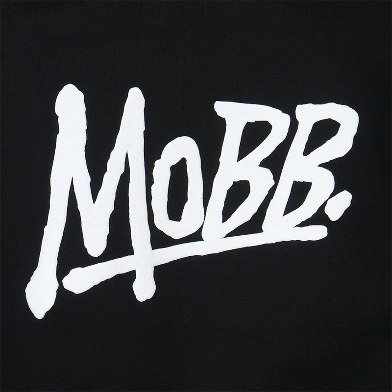 OG CROPPED HOODIE -BLACK/WHITE- (LADIES)