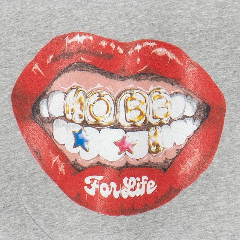 MOBB LIP SWEAT -GREY- (LADIES)