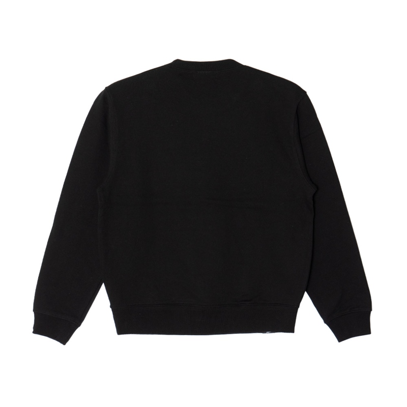 STAR DENIM WAPPEN CREW SWEAT -BLACK- (LADIES)